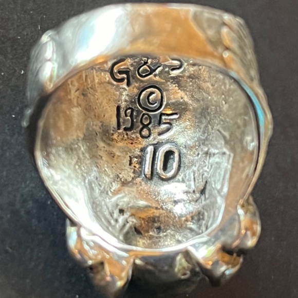 Silver statement ring - Picture 4 of 4